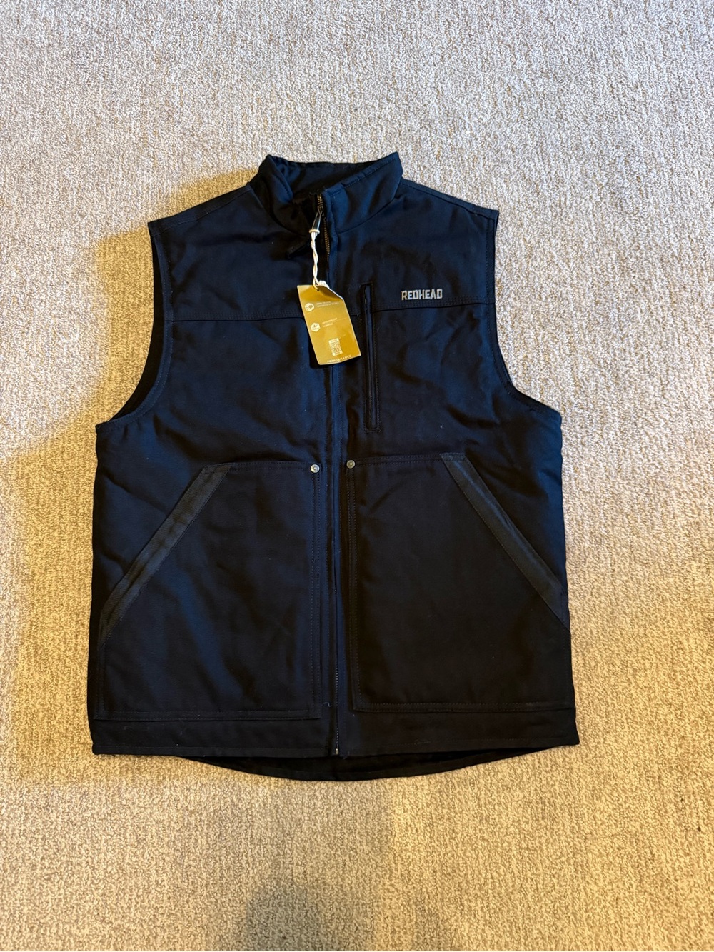 RedHead Men’s Black Utility Work Vest
